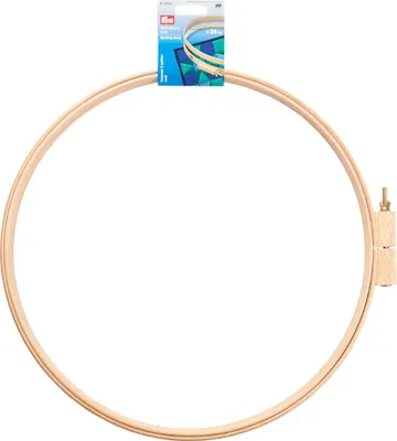 Obrázok produktu pre Veľký drevený kruh, quiltovací rám z bukového dreva, 36 cm