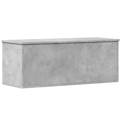 Productafbeelding van Opbergbox 90x35x35 cm bewerkt hout betongrijs