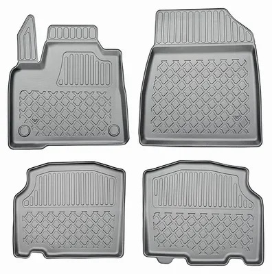 Imagen del producto de MTM Alfombrillas de termoplástico para Renault Kangoo III 06.2021- , Diseño a Cubeta, a Medida Antideslizante con Borde, cód. 3P 10933