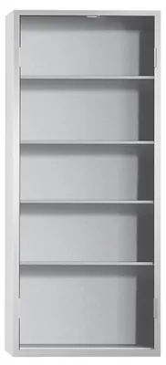 Produktbild von Schrank ohne Türen 1950x950x400 mm 4 Fachböden o. Sichtlagerkästen RAL 7035