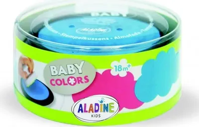 Image de Tampons encreurs Stampo Baby - coussin turquoise et rose