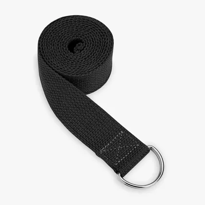 Zdjęcie produktu dla Pasek do jogi Sedco Czarny pasek do jogi - 180 cm
