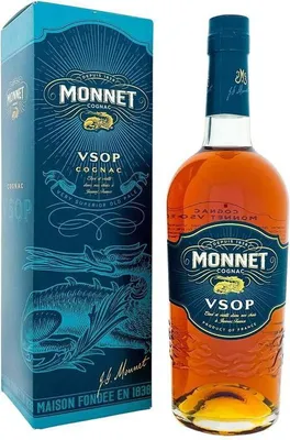 Produktbild von Monnet Cognac VSOP + Box 700ml 40% Vol.