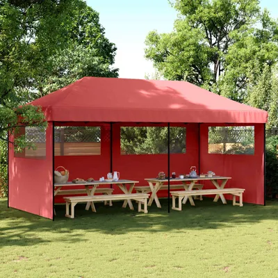 Obrázok produktu pre Maison Exclusive – Stan na párty, 292 x 580 x 315 cm, bordová farba, materiál: Oxford