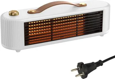 Productafbeelding van Energiebesparende ventilatorkachel, 800 W, draagbare keramische ventilatorkachel, thermostaat, verwarming voor - ShopVlot
