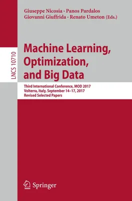 Produktbild von Machine Learning, Optimization, and Big Data