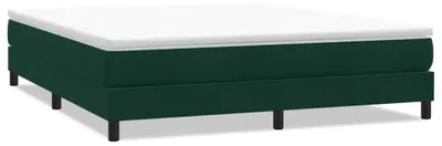 Productafbeelding van vidaXL Boxspringbed zonder matras, donkergroen, 180x220 cm, fluweel