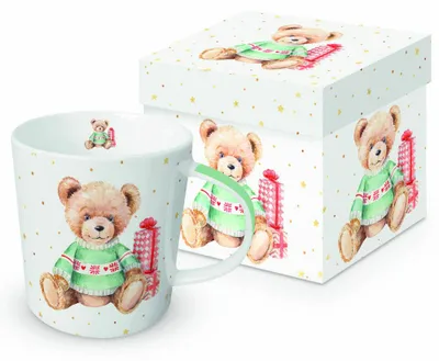 Produktbild von PPD Teddy Trend Mug, in Geschenkbox, Tasse , Becher, New Bone China, 400 ml, 360303483