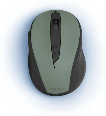 Obrázok produktu pre Hama MW-400 V2, Pravoruké, Optický, RF Wireless, 1600 DPI, Čierna, Zelená