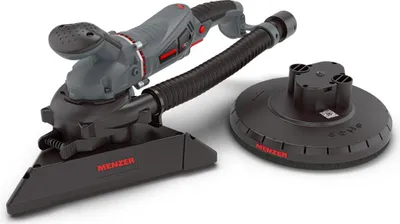 Produktbild von MENZER Trockenbauschleifer TSW 225 PRO mit Wechselkopfsystem inkl. Schleifscheiben-Set