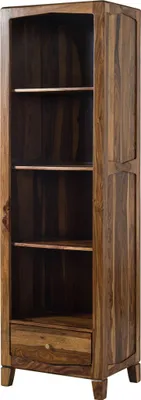 Immagine prodotto di MASSIVMOEBEL24 | ANCONA #140 Scaffale in legno di sheesham - laccato / marrone 60x45x200
