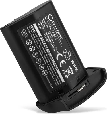 Produktbild von CELLONIC 1x Akku für Kamera Kompatibel mit Canon 550EX, EOS 1Ds Mark III, EOS 1D Mark IV, LP-E4 - (2400mAh, 11.1V)