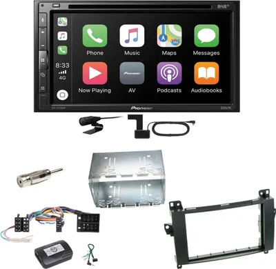 Produktbild von Pioneer AVH-Z5200DAB Android Auto Carplay Einbauset für Mercedes Vito Viano W639