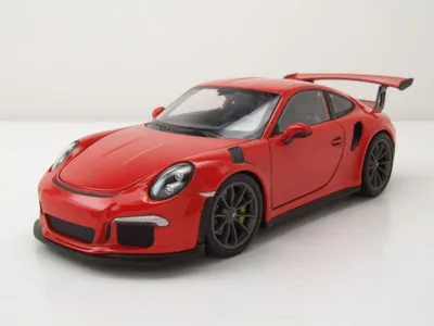 Produktbild von Welly 24080OR Porsche 911 (991) GT3 RS 2016 orangerot 1:24