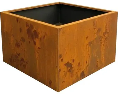 Produktbild von Pflanzkübel Palatino Clara Corten-Stahl 80 x 80 x 50 cm rostfarben