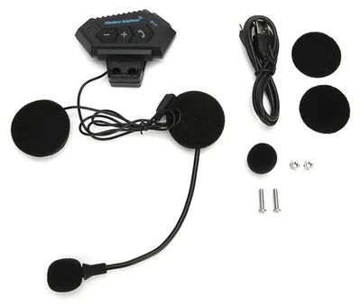 Obrázok produktu pre Slúchadlá do motocyklovej prilby Bluetooth 4.1 + EDR CSR8635 s potlačením šumu – handsfree slúchadlá na jazdu