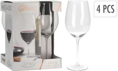 Zdjęcie produktu dla Kieliszki do czerwonego wina 540 ml, zestaw 4 sztuk