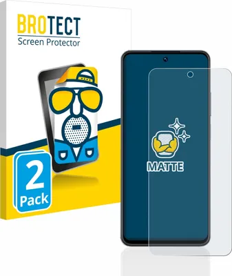 Produktbild von 2x BROTECT Schutzfolie für realme C55 Displayschutz Displayschutzfolie Folie Matt Entspiegelungsfolie