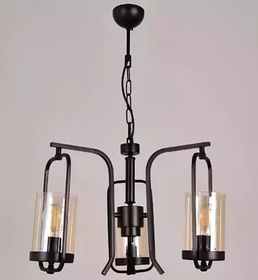 Zdjęcie produktu dla Loft salon lampa sufitowa żyrandol szklany sypialnia czarna lampa wisząca