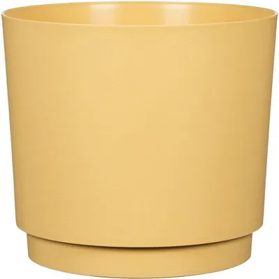Image de Pot de fleurs rond DEROMA, 13 L, Ø 29 cm, Jaune