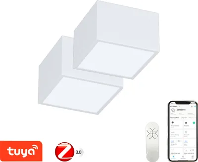 Obrázek produktu pro Immax NEO sada 2x CANTO Smart stropní svítidlo 15x15cm 12W bílé Zigbee 3.0 +DO