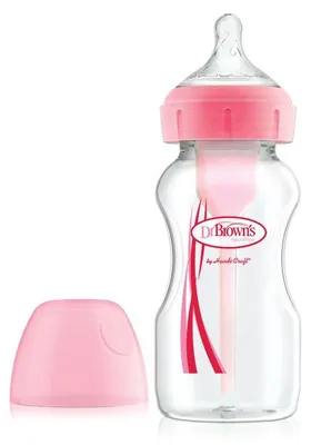 Dr. Brown's Babyflasche 270 ml, Rosa, Modell WB91601, Options+
