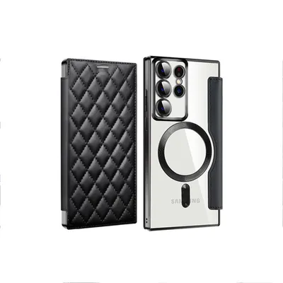 Obrázek produktu pro INF Magnetické flipové kožené pouzdro na telefon Samsung Samsung Galaxy S24 Ultra