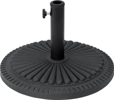 Produktbild von Sonnenschirmständer 14 kg Schirmständer Rund Schirmhalter, Ständer Schirmgewicht für Sonnenschirm 35-48mm Rohrdurchmesser, für Balkon, Terasse, Garten, Schwarz