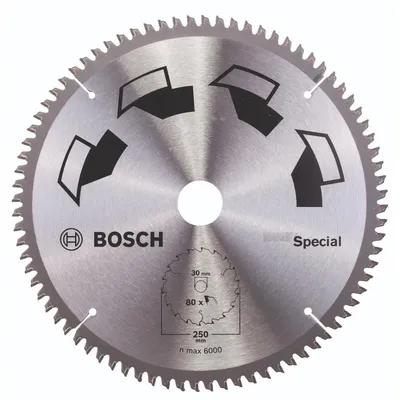 Produktbild von Bosch 2609256896, Chipboard, Perspex, Kunststoff, Softwood, Holz