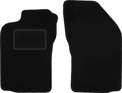 Obrázok produktu pre Predné Velúrové autokoberce Standard na mieru pre: Alfa Romeo 147 (2000-2010, hatchback) černé, sada 2 ks, s úchyty