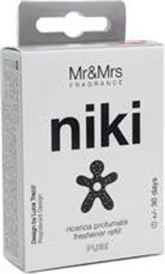 Produktbild von Mr&Mrs Niki Auto Lufterfrischer Nachfüllpackung JRNIKIBX006V00 Nachfüllpackung für Autoduft, Pure, Schwarz
