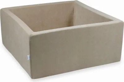 Produktbild von Trockenpool 90x90x40cm Velvet Soft Beige ohne Bälle