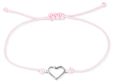 Immagine prodotto di Bracciale cabala romantico con cuore Argento Siope