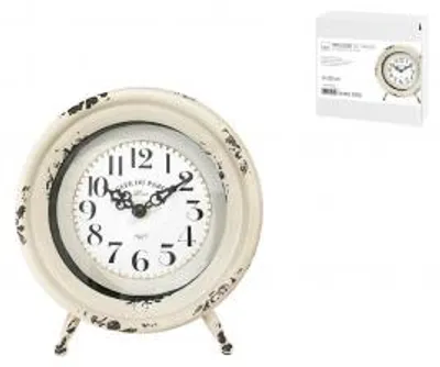 Immagine prodotto di H&H Orologio Tavola, Metallo Beige, Cm15,5