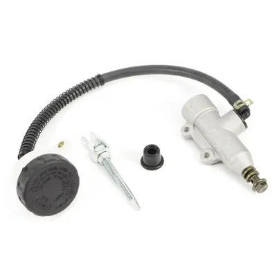Imagen del producto de Bomba hidráulica de freno, bomba maestra de freno trasera, bomba hidráulica de freno para el pedal trasero, bomba de cilindro hidráulico trasero, bomba maestra de freno trasera para reemplazo, piezas para vehículos todo terreno (ATV)