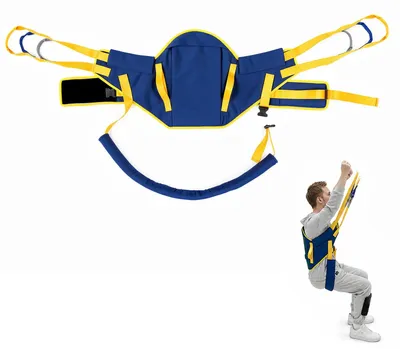 Immagine prodotto di Hebegurt - Dispositivo di assistenza regolabile per il trasferimento - Supporto per camminare e alzarsi - Adatto per anziani e persone con disabilità - Disponibile in diversi colori