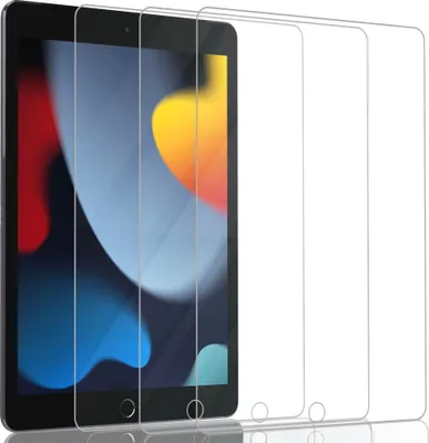 Produktbild von 3-Pack Apple iPad (10.2) 9th Gen Displayschutzfolie - Gehärtetes Glas 9H - Super Qualität 3D
