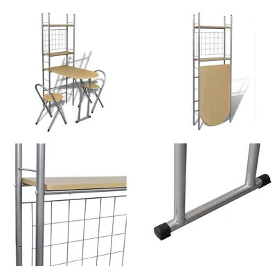 Immagine prodotto di Tavolo da colazione tavolo da cucina pieghevole con 2 sedie - Tavolo da colazione - Tavoli da colazione - Tavolo da cucina - Sedie