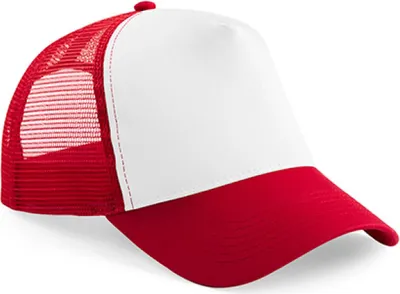 Produktbild von Beechfield B640B | Junior Snapback Trucker - Farbe: Classic Red/White - Größe: One Size