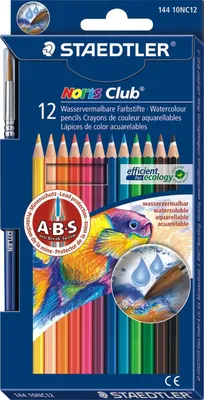 Image de 5x Noris 144 10NC12 Crayons de couleur Noris aqua 12 pièces 100 % PEFC