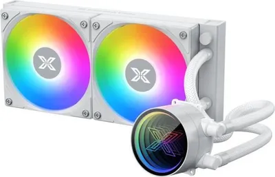 Image de Watercooling AIO XIGMATEK Fenix II 240 Arctic, 240mm, ARGB, Blanc, Intel LGA 1851/1700/1200/115X/1366/20XX, AMD AM5/AM4