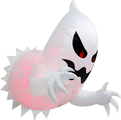 Obrázek produktu pro Nafukovací duch s vestavěnými LED diodami Blow Up Flying Ghost Broke Out From Window for Hallowmas Yard Garden Lawn Decoration