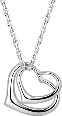Immagine prodotto di Collana con cuore in argento, catena, argento S925