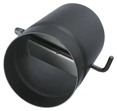 Obrázok produktu pre BERTRAMS 196516, Priama komínová rúra, Čierna, Oceľ, 600 °C, 15 cm, 2 mm