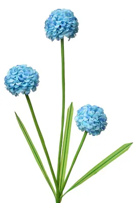 Image de Clayre & Eef Fleur artificielle 84 cm bleu plastique