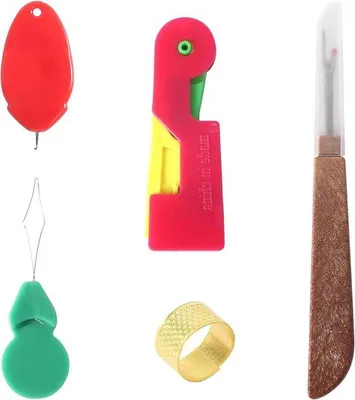 Produktbild von Nähnadel-Set 5-teilig mit Nadelhalter und Fingerringschutz
