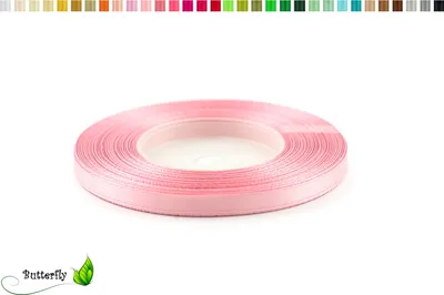 Produktbild von Satinband 6mm x 32m Rolle, Farbe:044 altrosa
