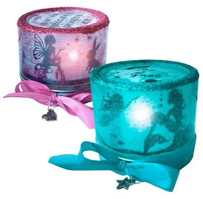 Productafbeelding van Bouwpakket nachtlamp Junior, 28 cm, blauw, 14-delig