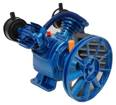 Productafbeelding van Luchtcompressor pompkop, 1,5 kW, 8 bar / 115 PSI, 1000 omwentelingen per minuut, gietijzer, aluminiumlegering