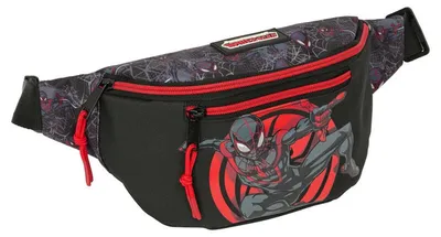 Produktbild von Safta Miles Morales 23x12x9 Cm Gürteltasche Schwarz Kinder Schwarz One Size